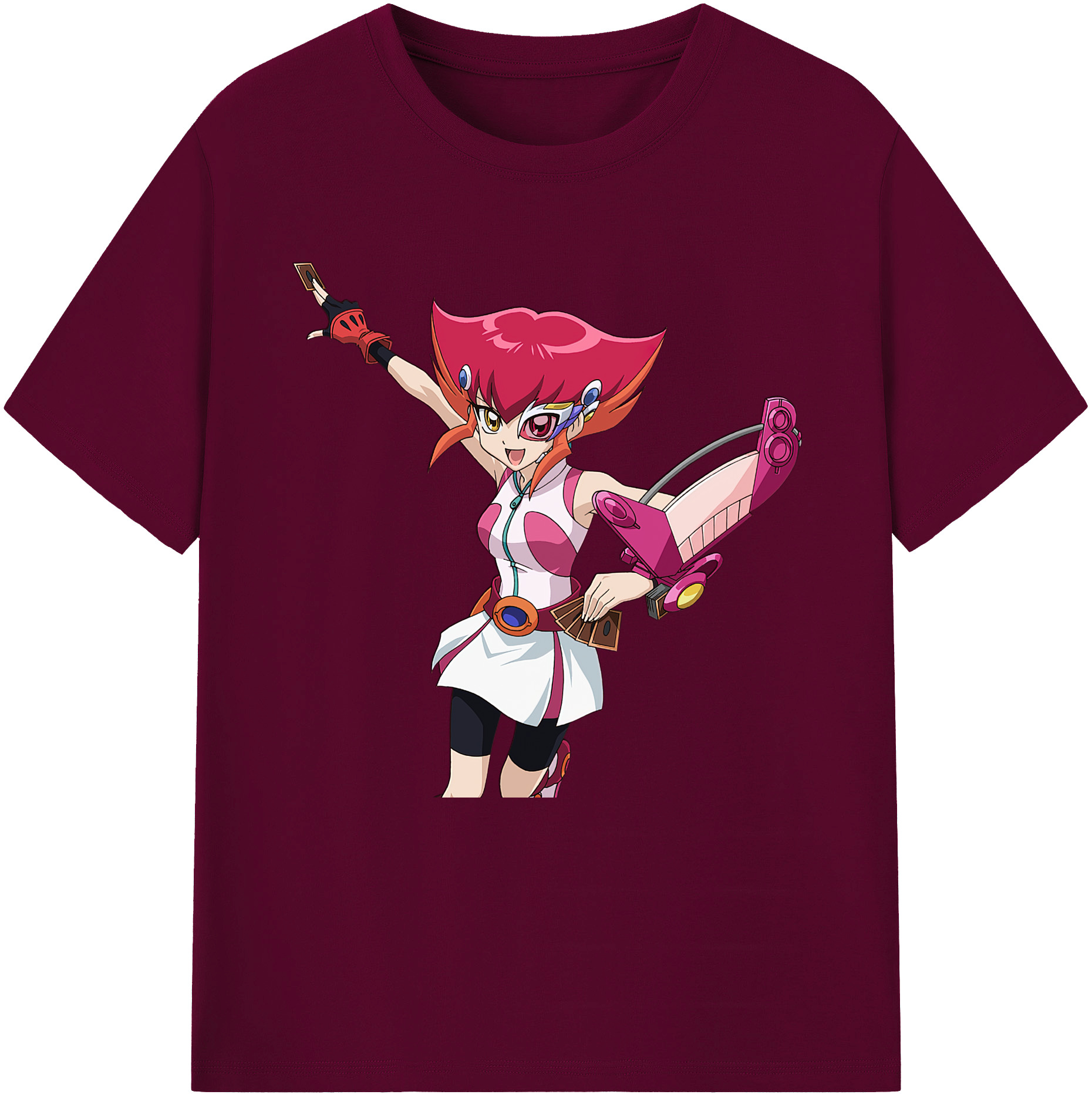 （画像用） 遊☆戯☆王 Yu-Gi-Oh! レディースカジュアルプリントTシャツ（綿100％）